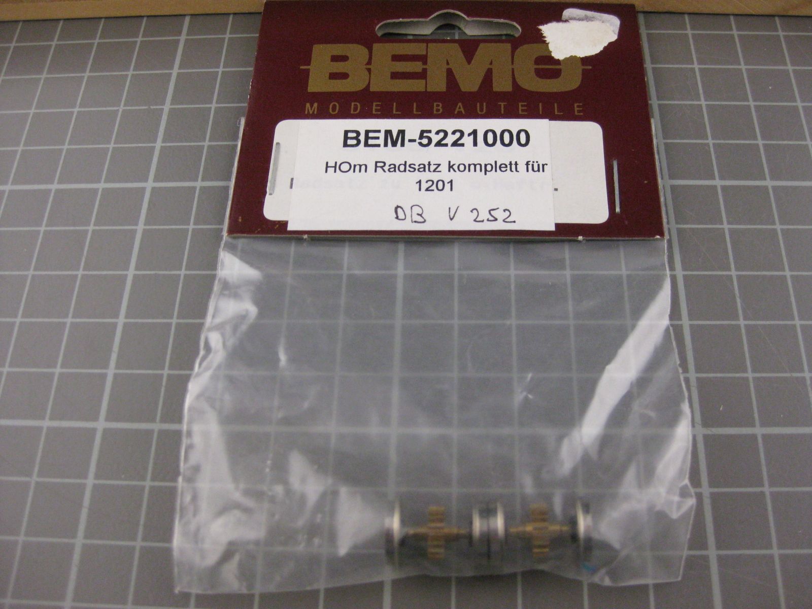 Bemo Modellini di ferrovie: BEMO 5221 000 H0m Radsatz – Nuovo (secondo la descrizione) da Malters venduto da Marosko