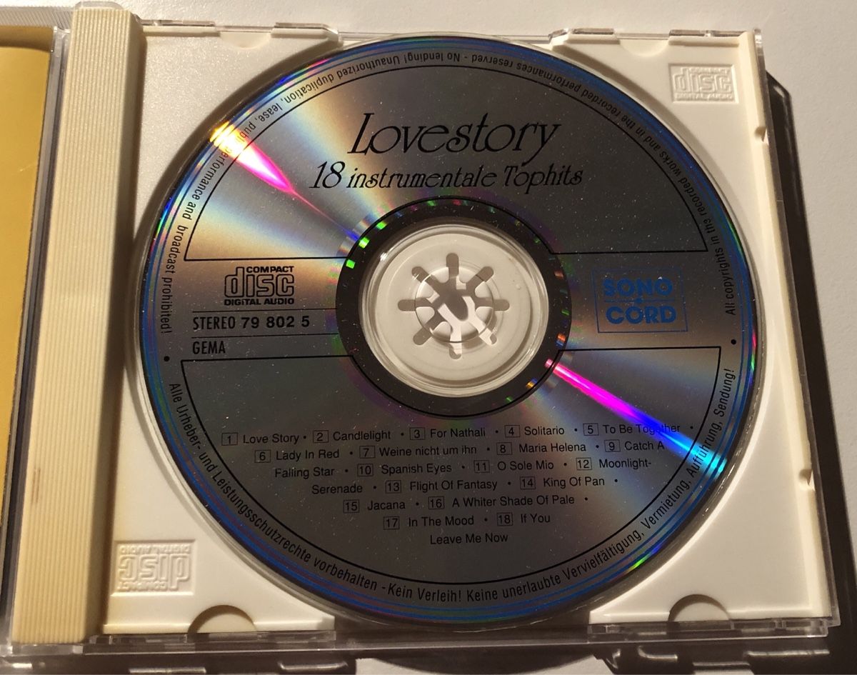 CD: Lovestory - 18 instrumentale Tophits, Musik, CD – Usato da Hinwil venduto da anj_w882 2
