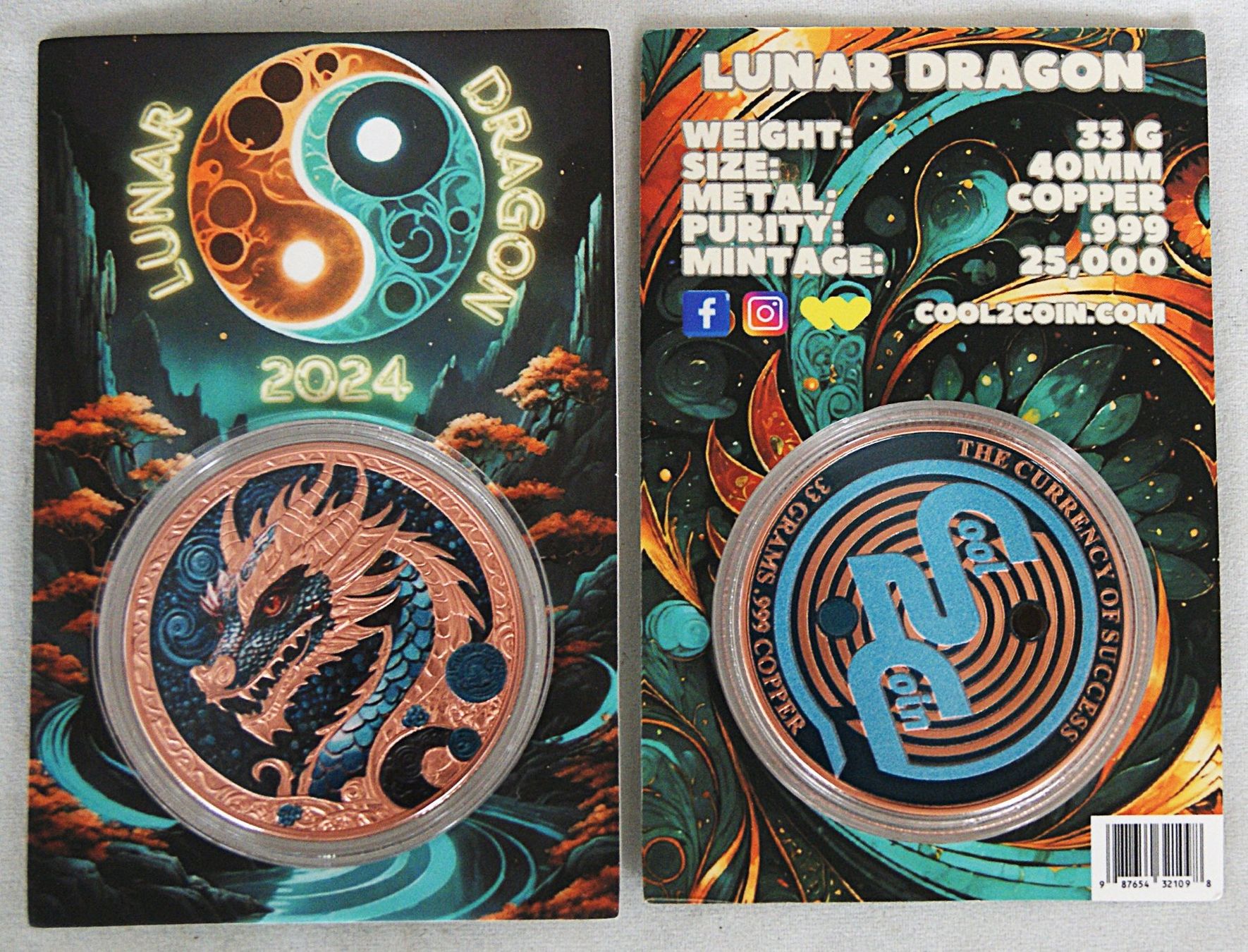 Alle Münzen: DRAGON / LUNAR 2024 – Neu und originalverpackt aus Stadel von Wald100 1