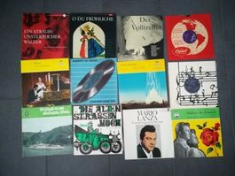 12 Schallplatten, vinyl, 33rpm
