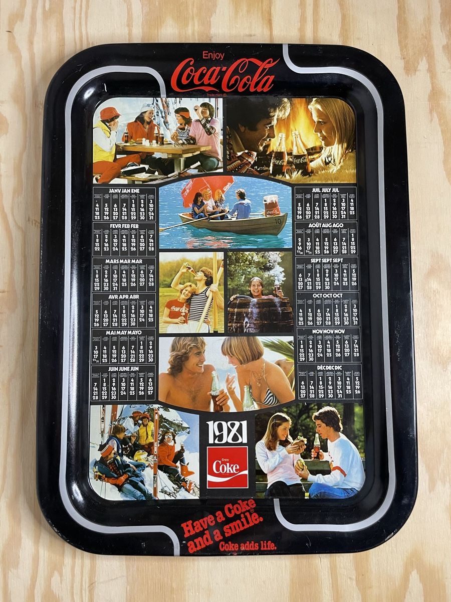 Servierplatten: Coca Cola Tablett – Gebraucht aus Schliern b. Köniz von Trebesch