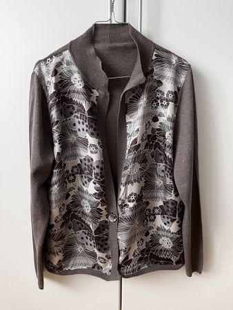 DEVERNOIS Strickjacke, Gr. 3, Wolle/Seide, Top Zustand!