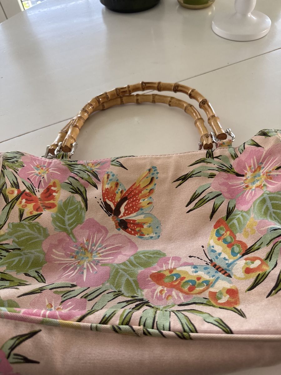 Taschen für Damen: Sommer Tasche mit Schmetterlingen – Gebraucht aus Bonstetten von BarbaraB2015 3