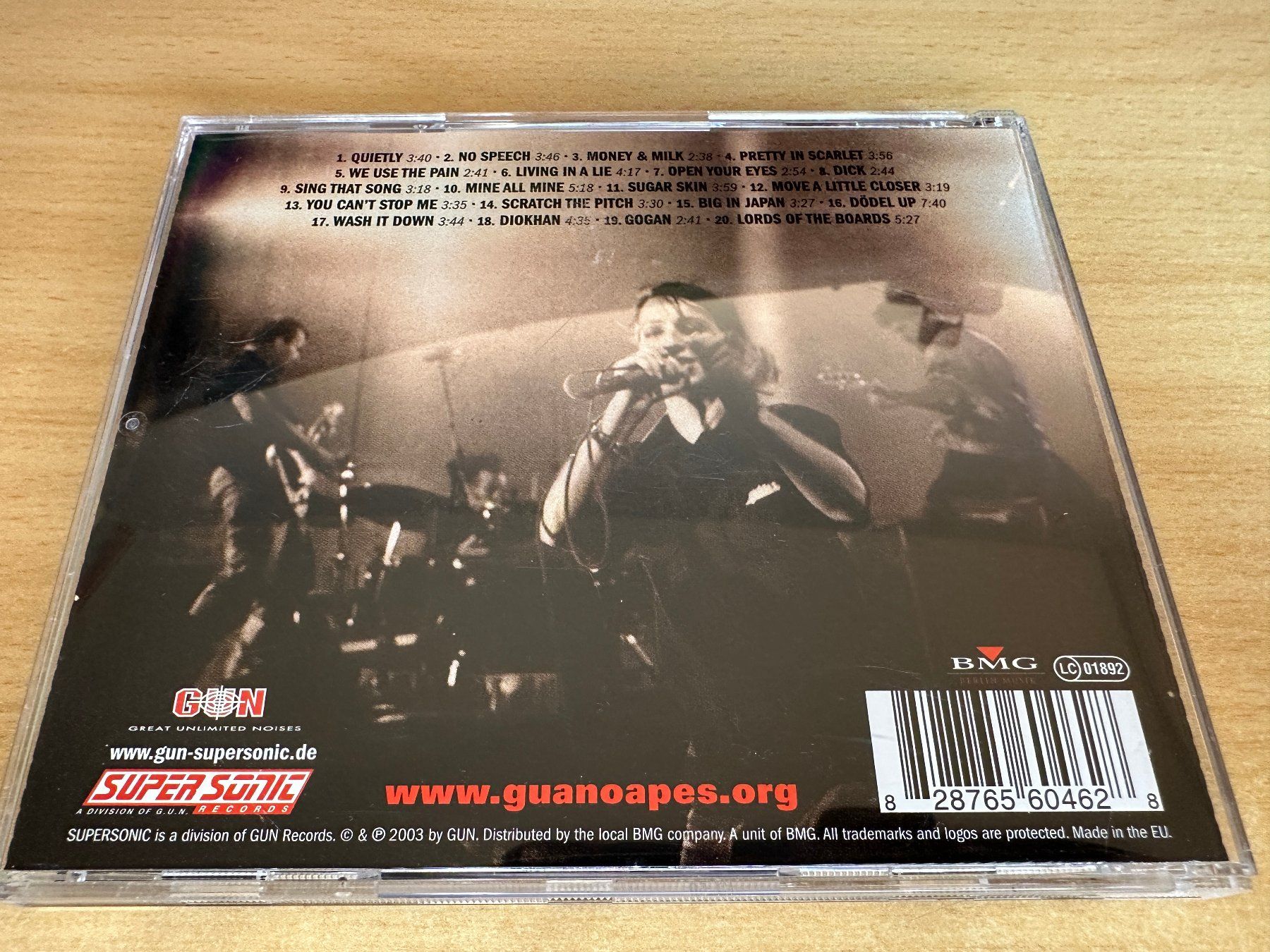 CD: B2 Guano Apes – Live – Usato da Rikon im Tösstal venduto da Alpenmutz 1