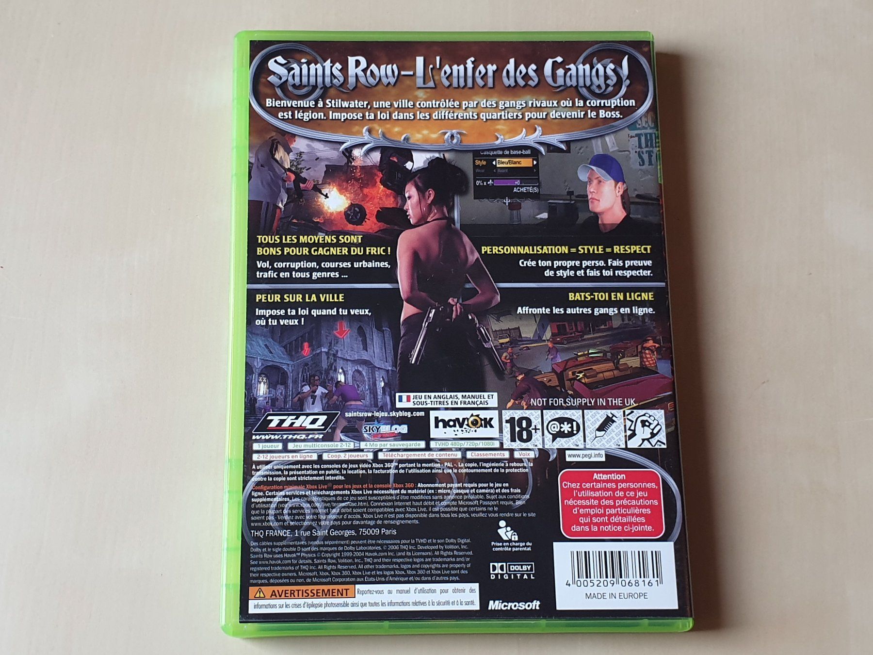 Microsoft Spiele: Saints Row FRA – Gebraucht aus Stansstad von collectorsshop 1