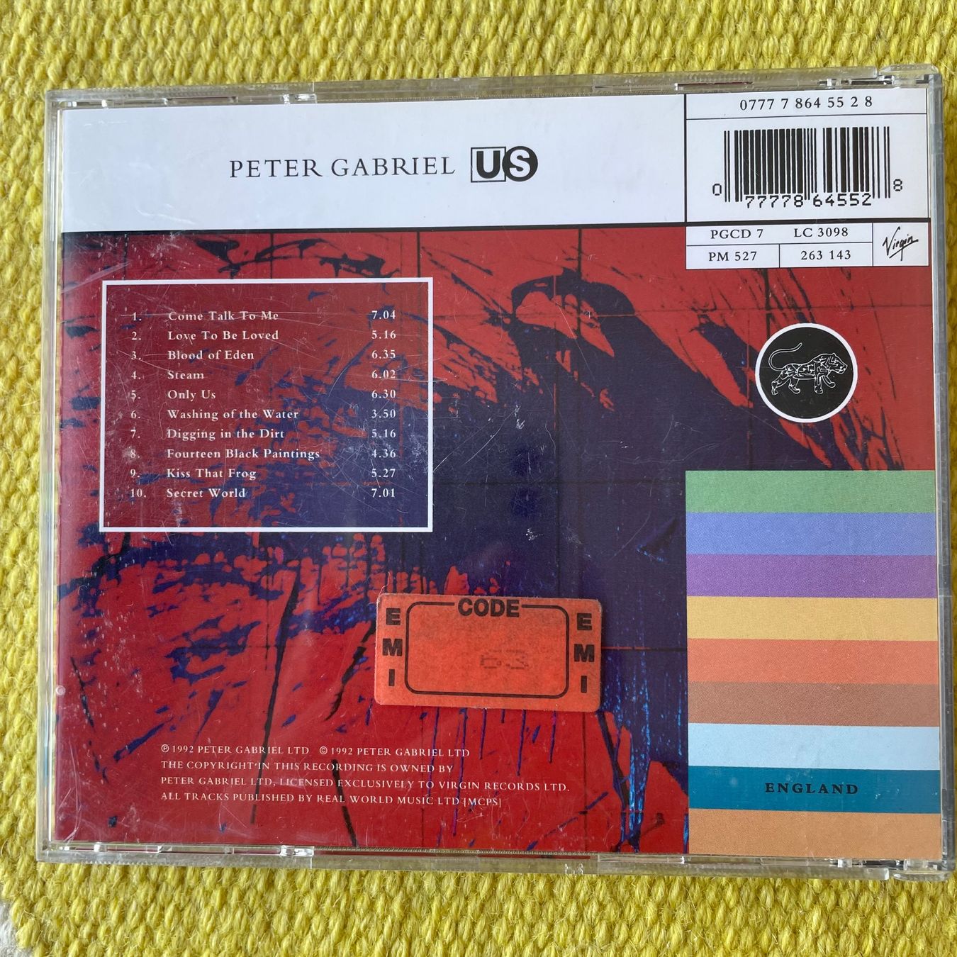 CDs: PETER GABRIEL-US – Gebraucht aus Rorschacherberg von CD-Roli 1