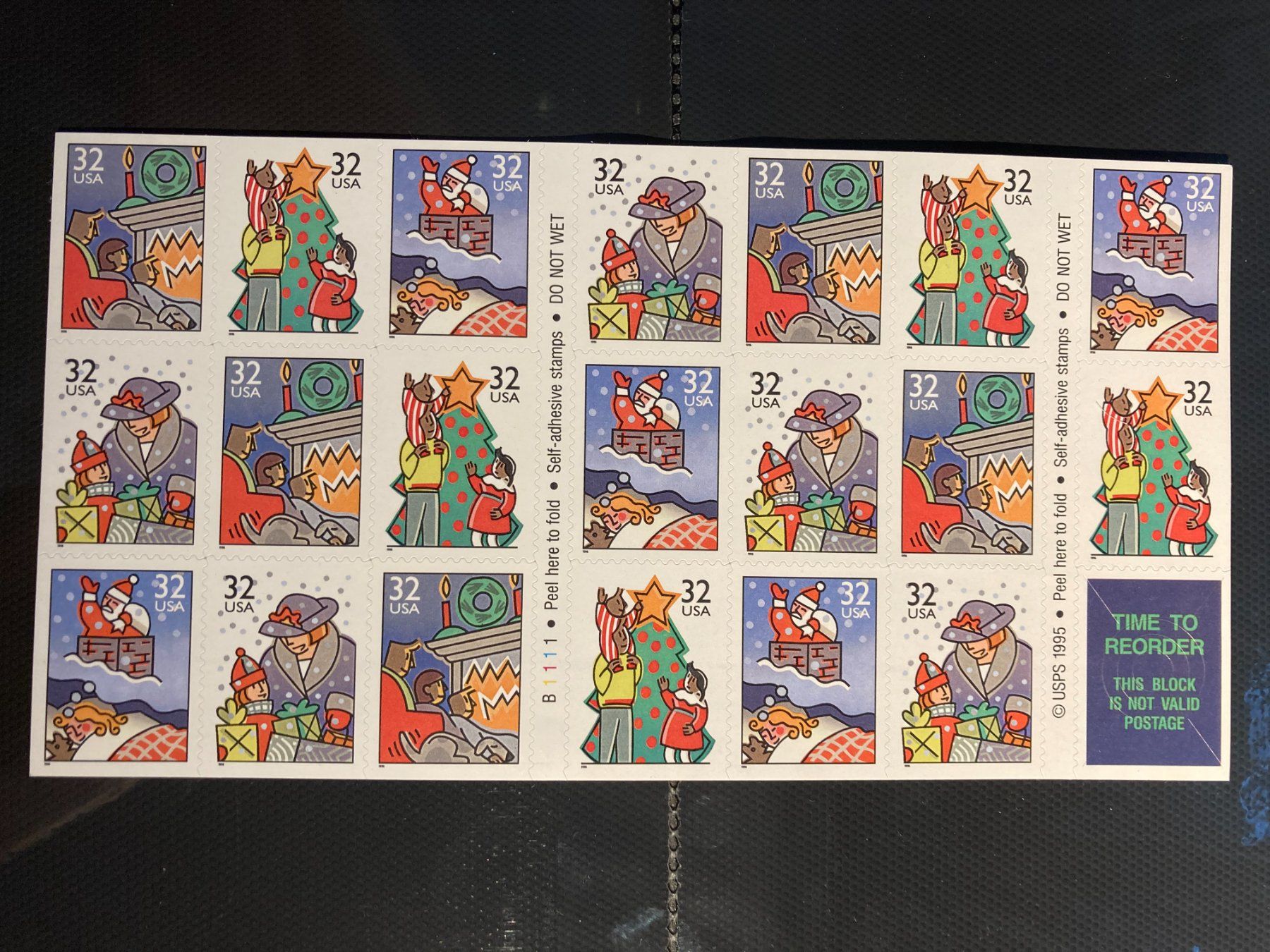 Alle Briefmarken: USA 1996 Bogen Weihnachtsmarken selbstklebend – Neu (gemäss Beschreibung) aus Liestal von schnueps