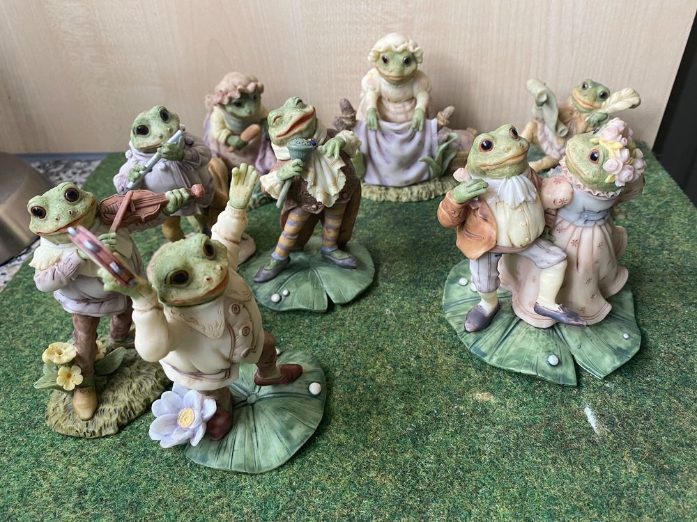 Lixstyea Frosch Deko Figuren - 3 Stück Harz Frösche Mit Weinglas Für Garten