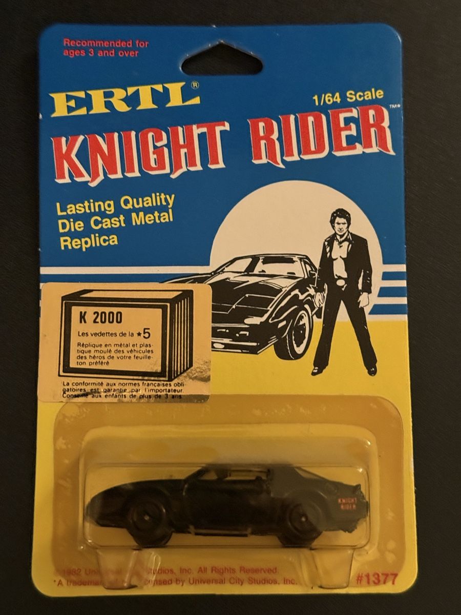 K 2000 ERTL Knight Rider 1/64 Die Cast Metal Neuf 1982 (Neu und ...