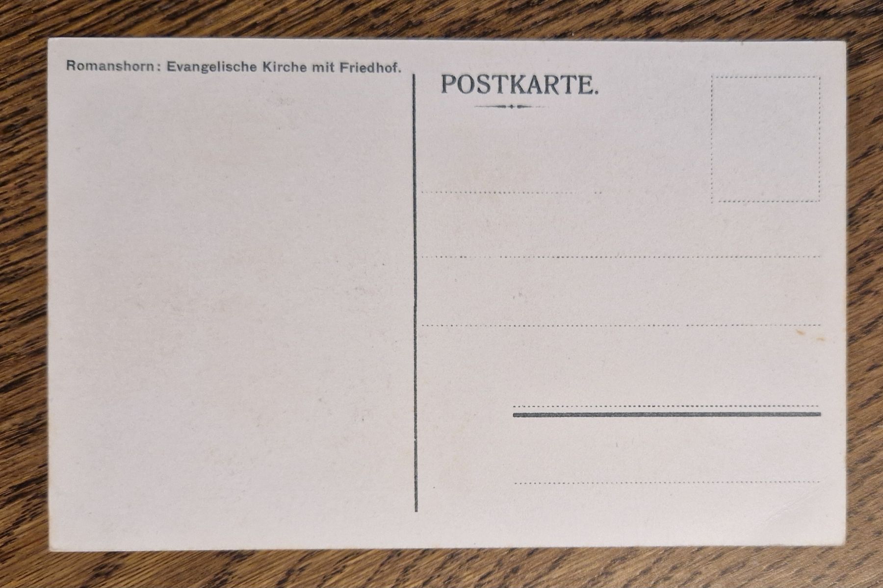 Cartoline postali: Romanshorn  Evang. Kirche mit Friedhof – Usato da Ebikon venduto da Donar50 1