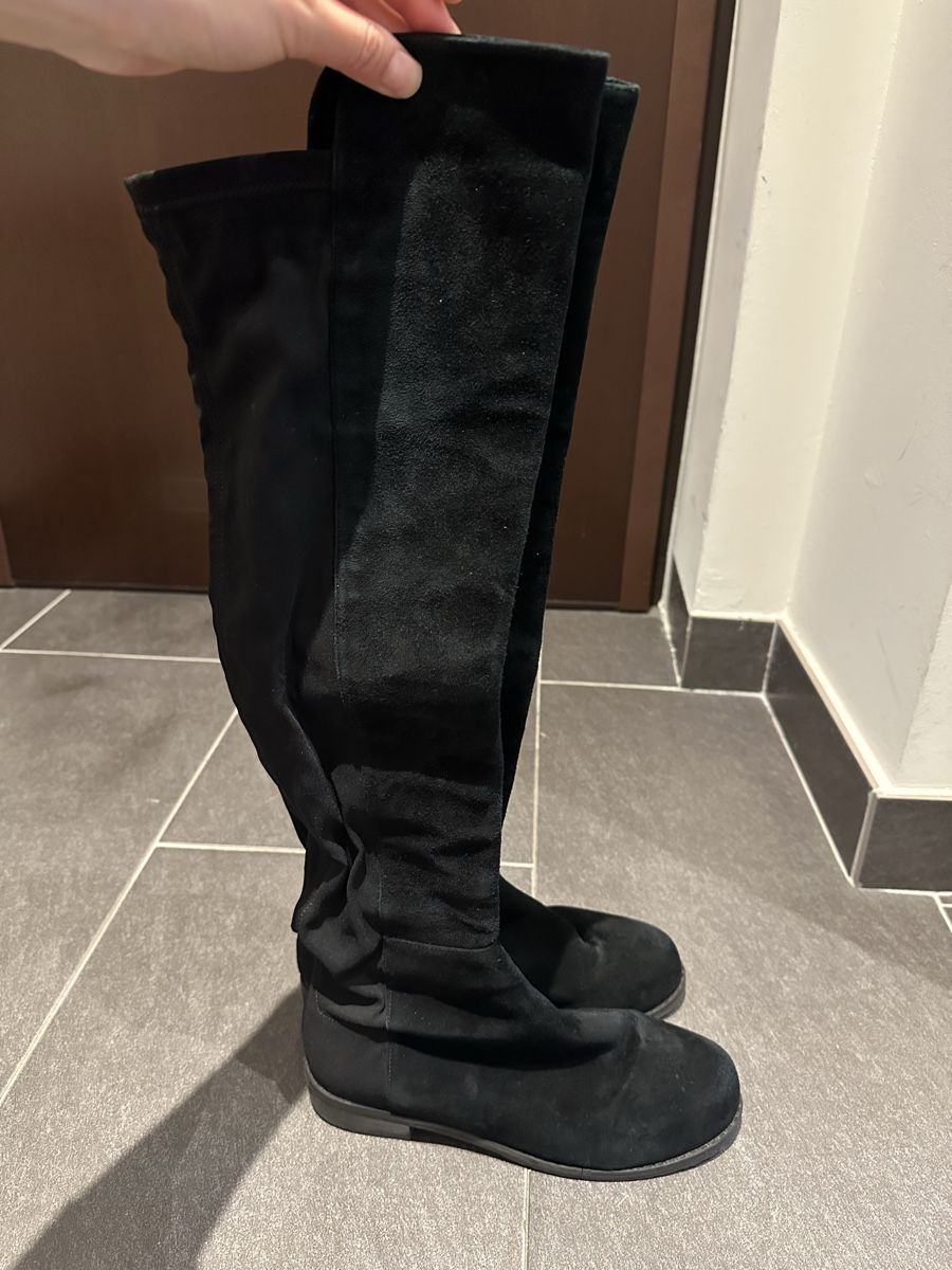 Stuart Weitzman Damenschuhe: Stuart Weitzman 5050 Boots Black, 37 – Gebraucht aus Genève von gra_xlk7 2
