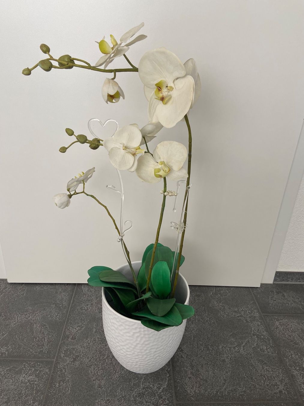 Wunderschne Kunst Orchidee im Topf (Gebraucht) in zeihen fr CHF 35  nur  Abholung auf Ricardo kaufen