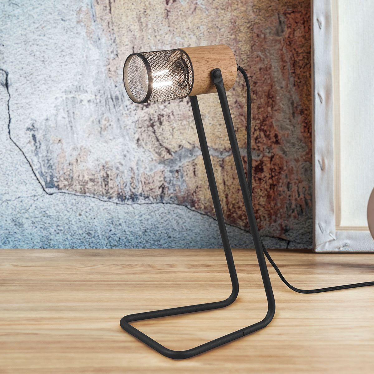 Lampade: Tischleuchte, Braun, Schwarz, 40 cm Höhe – Nuovo (secondo la descrizione) da Kreuzlingen venduto da Smart-Light