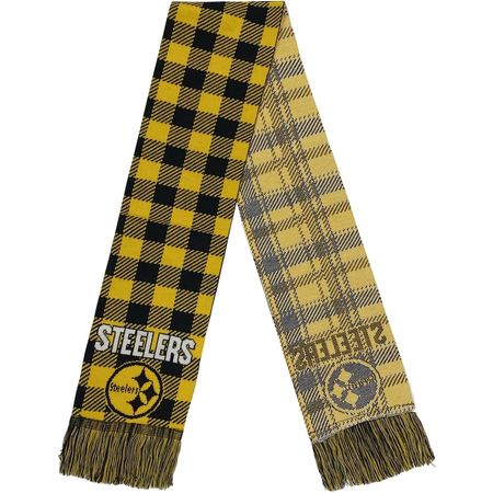 Pittsburgh Steelers Schal kariert gelb schwarz neu