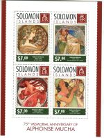 Block "Malerei. Alfons Mucha". Salomonen