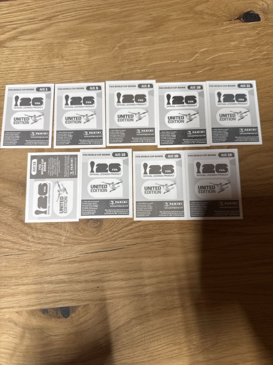 Panini Carte collezionabili: Panini Klebe Bilder WM 2026 Australien – Nuovo (secondo la descrizione) da Gamsen venduto da Lionel321 1