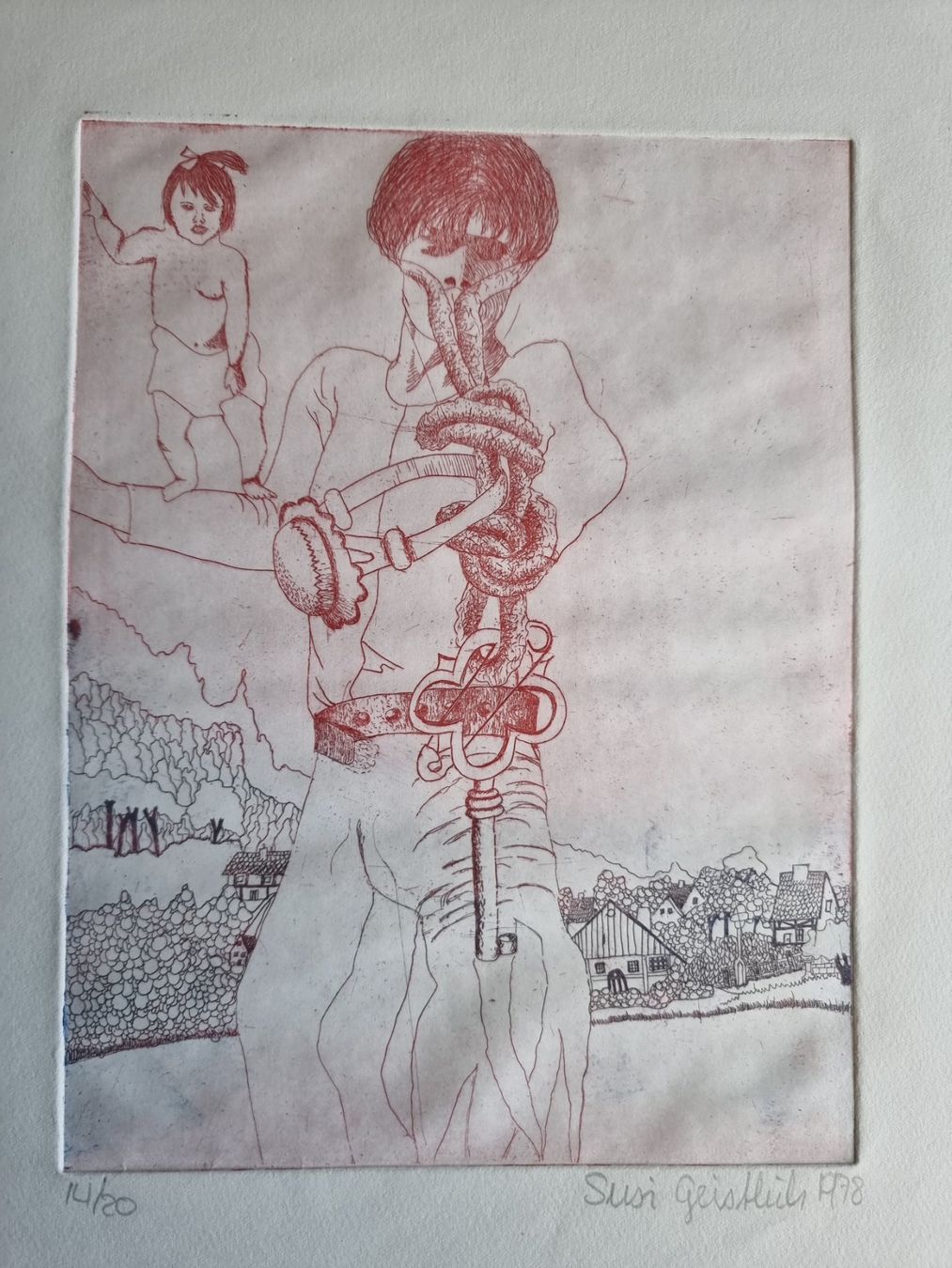 Grafiken & Lithographien: SUSI GEISTLICH FARBRADIERUN SIGNIERT NUMMERIERT – Gebraucht aus Gersau von grafik-kunst