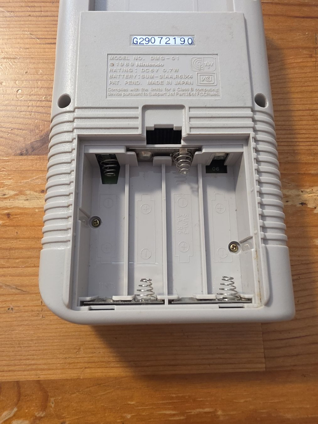 Nintendo Konsolen: Nintendo Game Boy DMG-01 mit Displaystreifen – Gebraucht aus Tafers von whereyogamesat 2