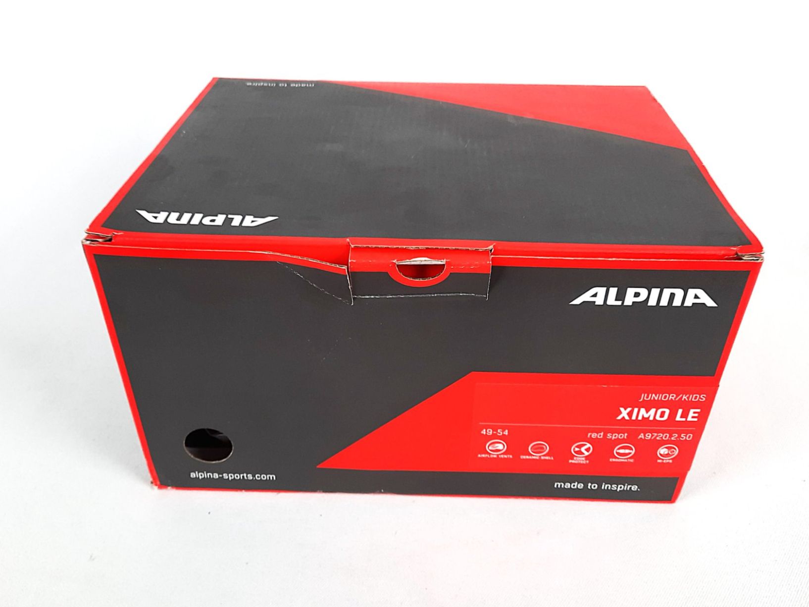 Alpina Caschi: ALPINA-Ximo-L.E.-49-54 cm – Nuovo (secondo la descrizione) da Beinwil am See venduto da Restwert_Beinwil 6