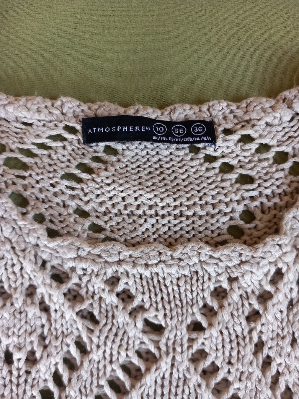 T-shirt: T-shirt en crochet Atmosphere – Usato da Faoug venduto da per_kp6r 1