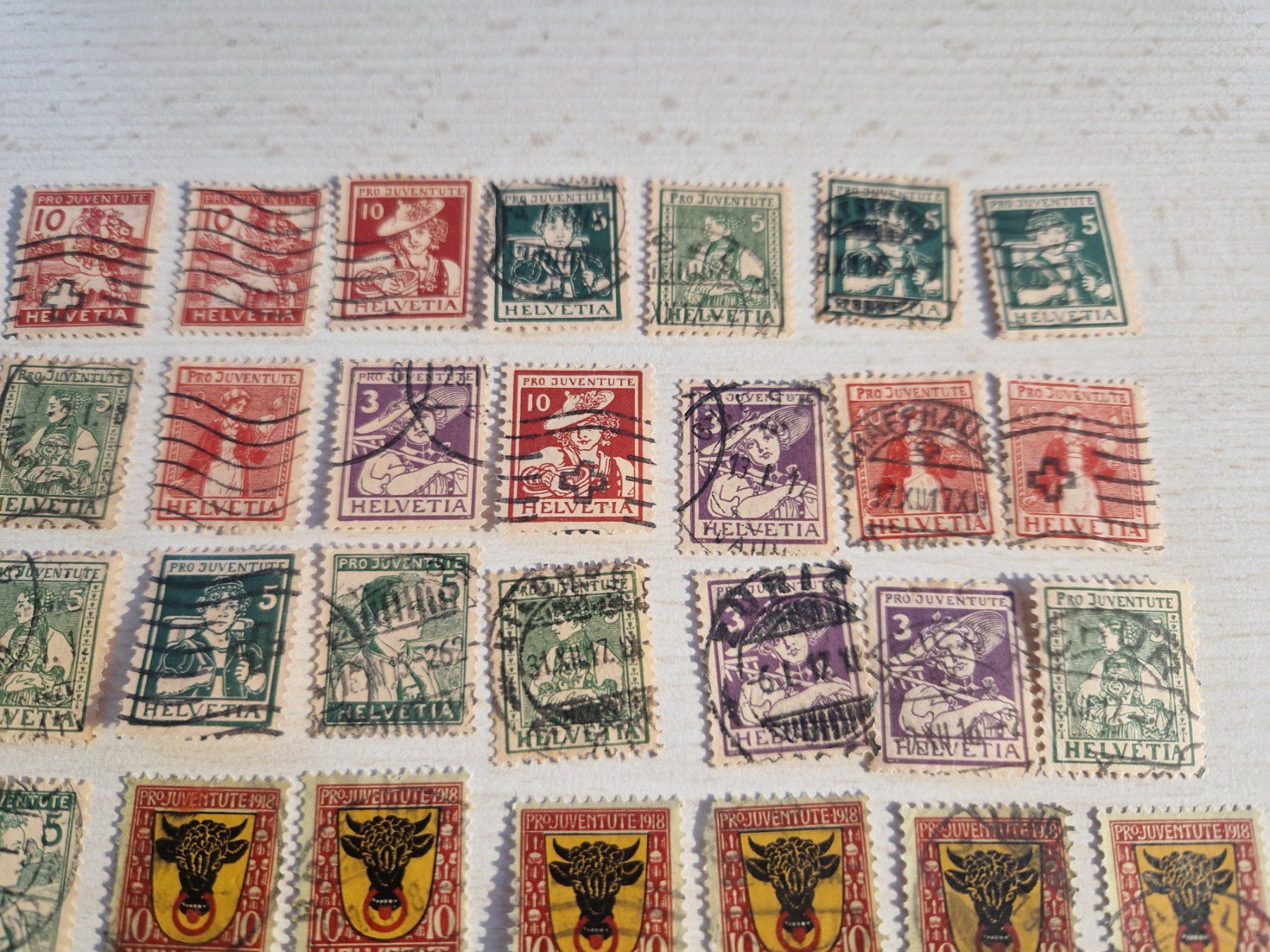 Tutti i francobolli: Posten PJ. Kat ca 2500.-, ab 1.- – Usato da Burgdorf venduto da Glossy01 2