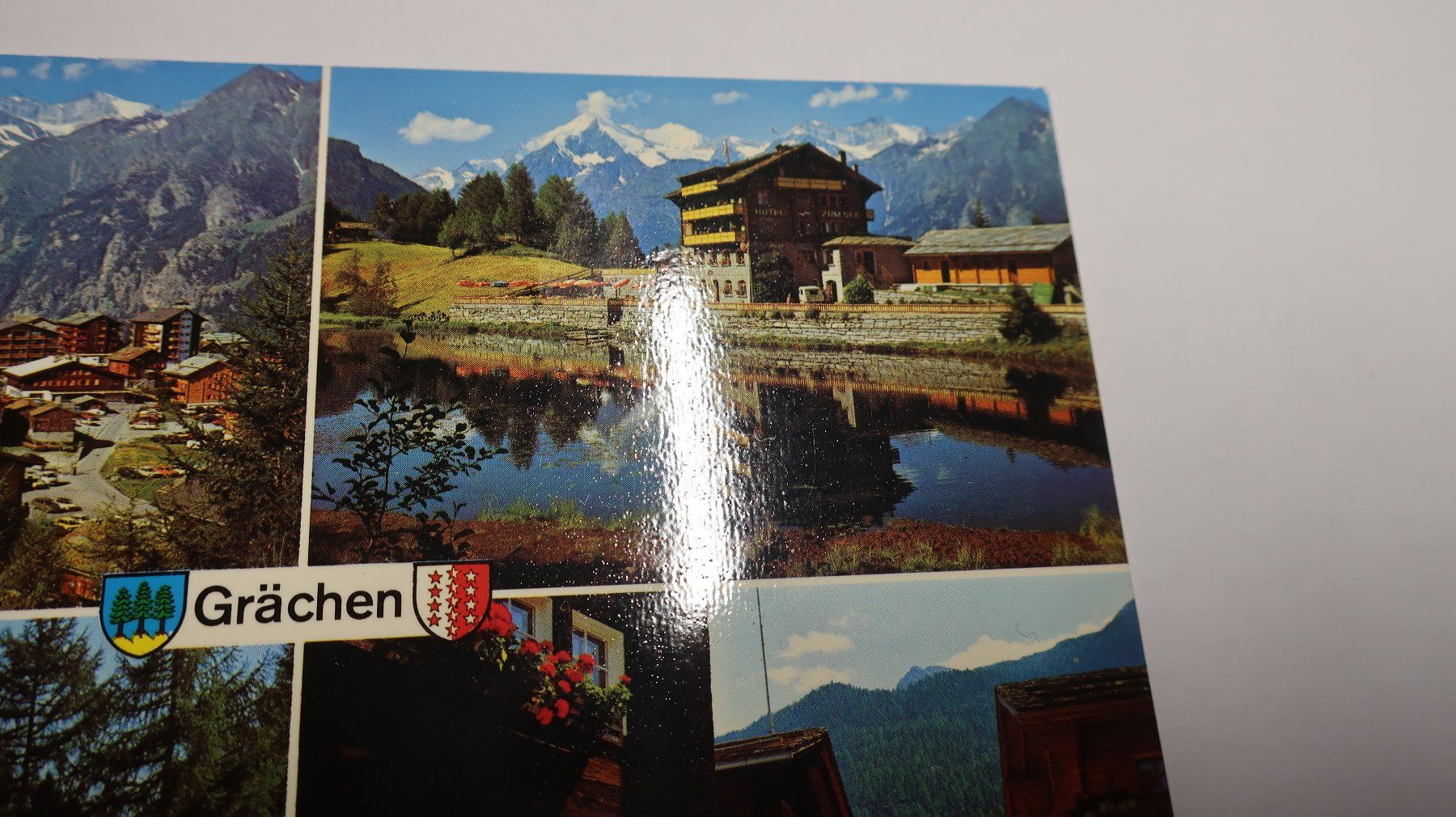 Cartoline postali: Grächen Multivues  1985 – Usato da Cormoret venduto da Pascalll2001 2