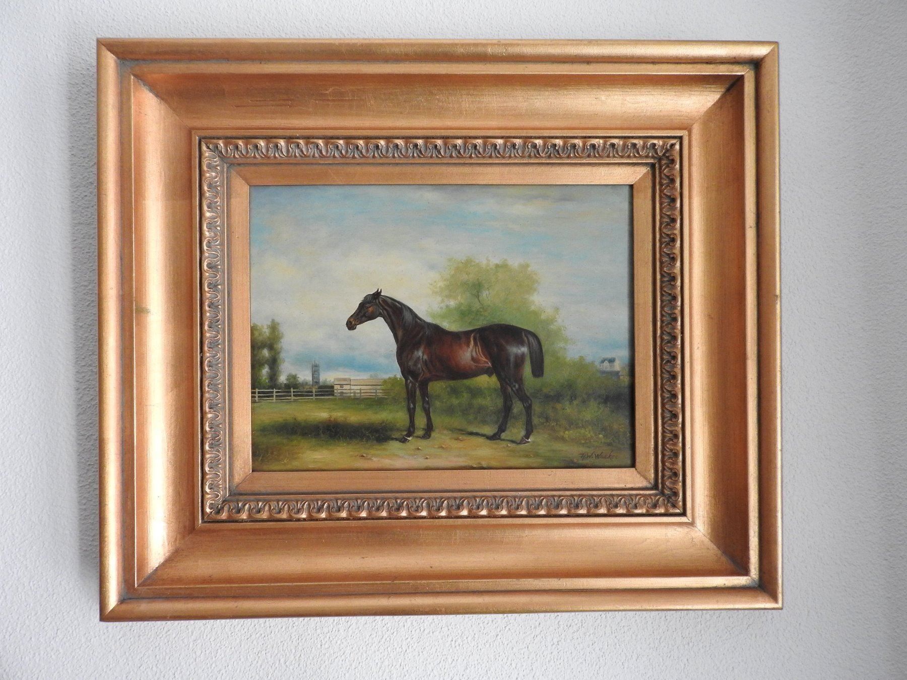 Tableaux: Oelbild - H.W. Weekes - englischer Maler – D'occasion à Stetten AG par Brissago25