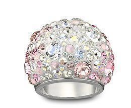 Swarovski Anelli: Original Swarovski Mini Chic Multi Multicolor Ring 60 Rose – Nuovo e nell'imballaggio originale da Suhr venduto da Juvelia 2
