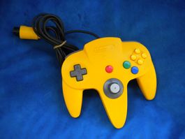 Nintendo-64 original Kontroller " Gelb" nicht ausgeleiert