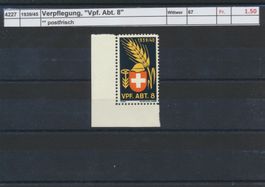1939/45 Verpflegung, "Vpf. Abt. 8", ** postfrisch