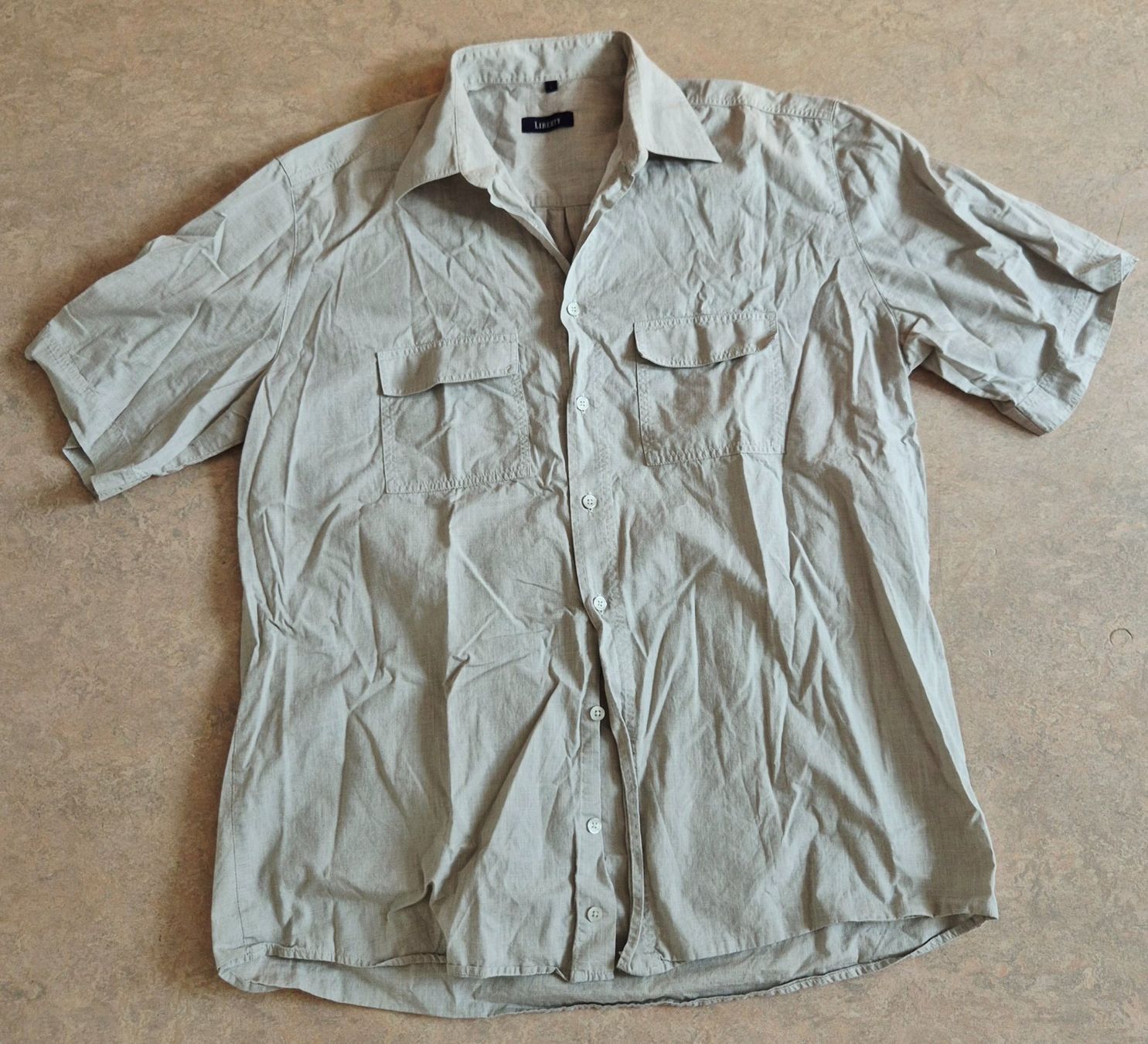 Camicie: HEMD BLUSE LIBERTY L 40 LEINEN BEIGE BASIC,  TOP ZU JEANS – Nuovo (secondo la descrizione) da Elsau venduto da the-colorful-side 1