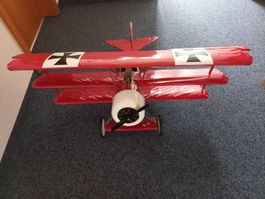Modell Flugzeug Dreidecker Models Fokker Dr.1 Roter Baron