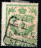 Espagne - Timbre rare - 1920 - Obl.