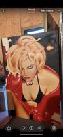 Grossformatiges Pop Art Gemälde "Blondine" zu verkaufen!