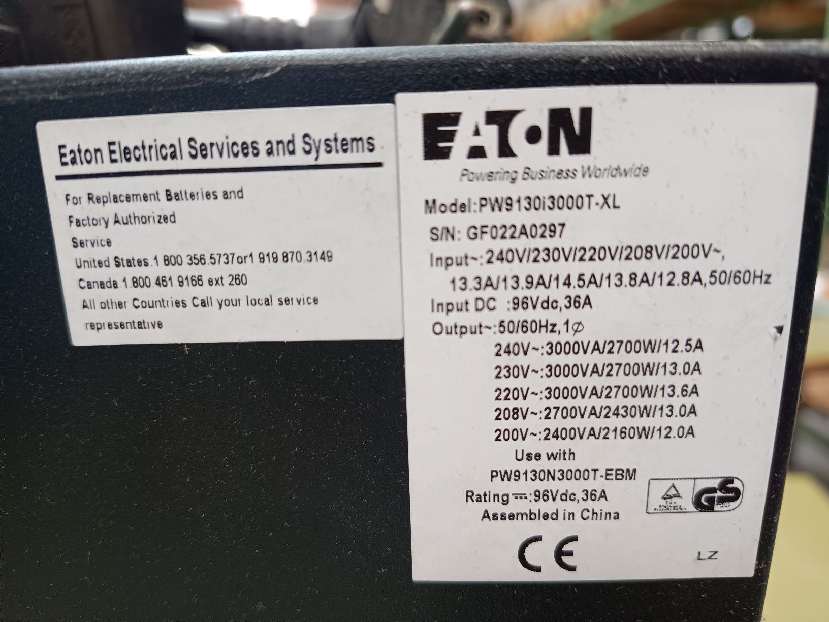 Eaton Caricatori & Batterie: Eaton 9130 USV Batterie, defekt – Difettoso da Döttingen venduto da Schlei 4