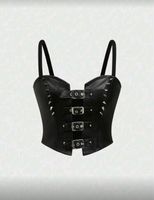 Gothic Kunstleder Top Gr M *neu*