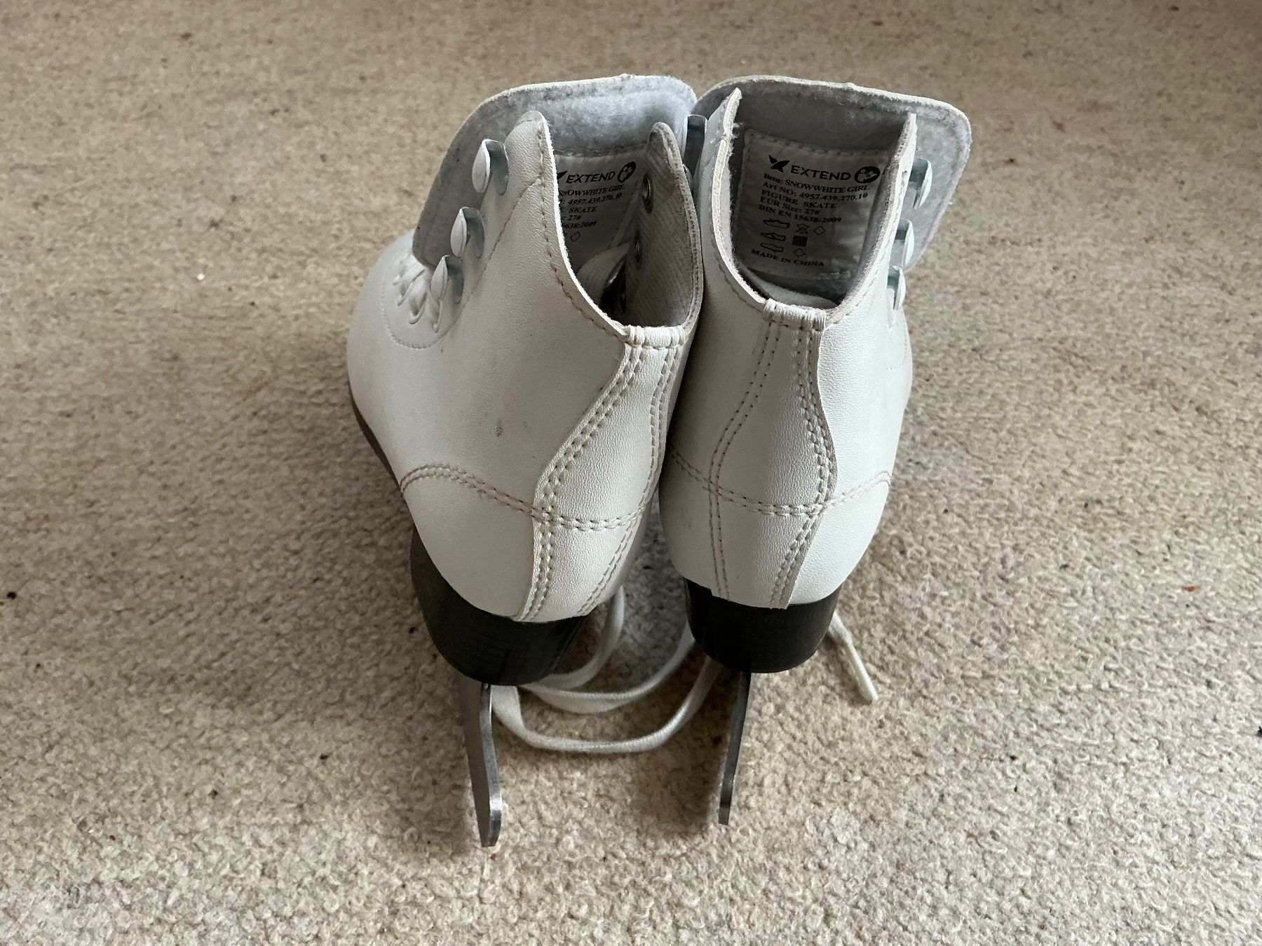 Schlittschuhe: Eislaufschuhe Extend ,weiss ,Grösse 28 ,gebraucht – Gebraucht aus Jona von Jancy60 2