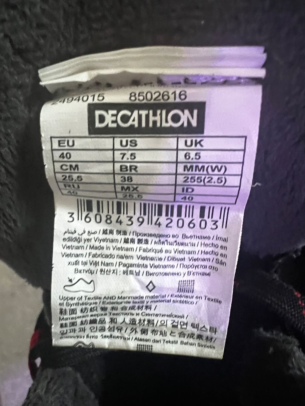 Decathlon Scarpe da uomo: Chaussures de randonnée hiver – Usato da Plan-les-Ouates venduto da Coer 1
