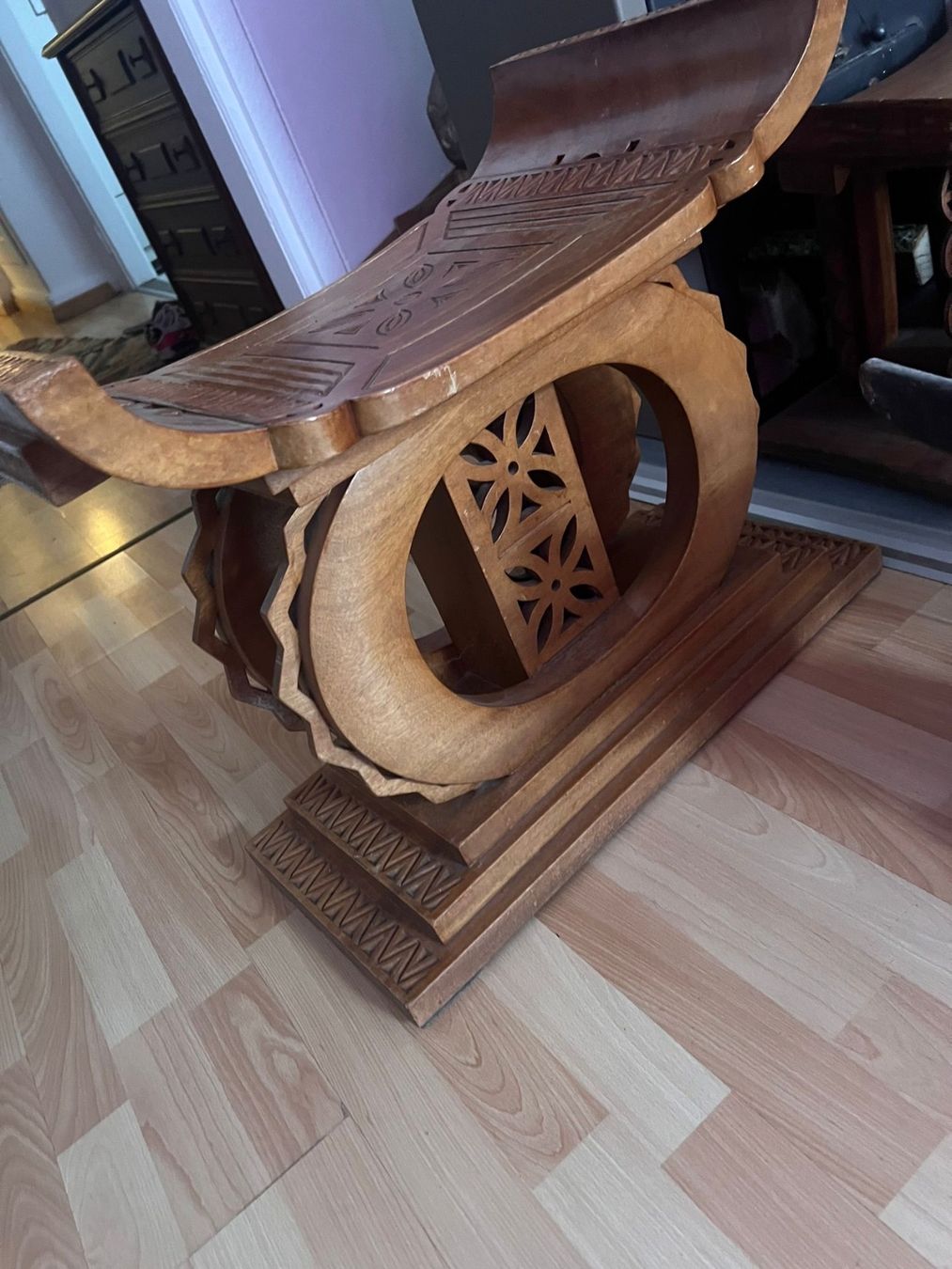 Hocker: Ashanti Hocker, Ghana, 19. Jh. – Gebraucht aus Laufen von van_6252 1