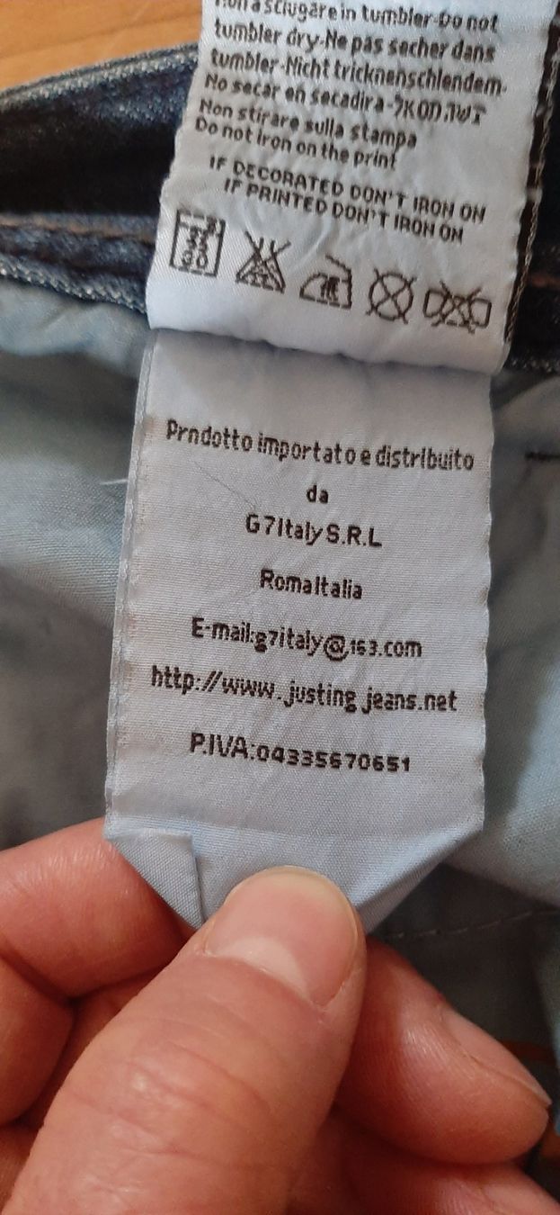 Jeans: Coole Justing - Jeans Grösse 29 – Usato da Hondrich venduto da majululu71 5