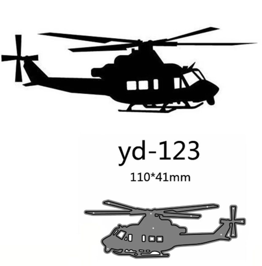 Sciablone: Neue Stanzschablone Helikopter – Nuovo e nell'imballaggio originale da Effretikon venduto da wenuss