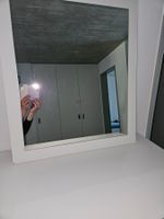 Wandspiegel, weiss, hochglanz
