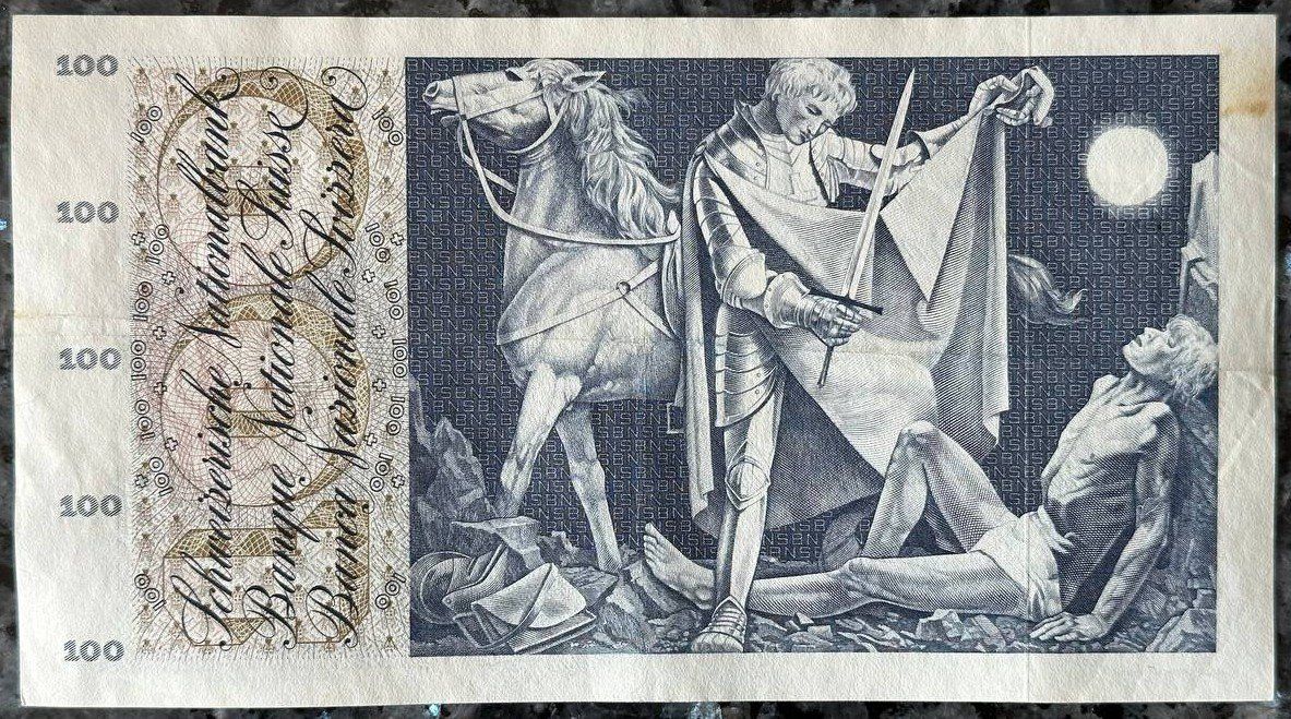 Banconote: Schweizer 100-Franken-Note – Usato da Beringen venduto da Mantafisch1 1