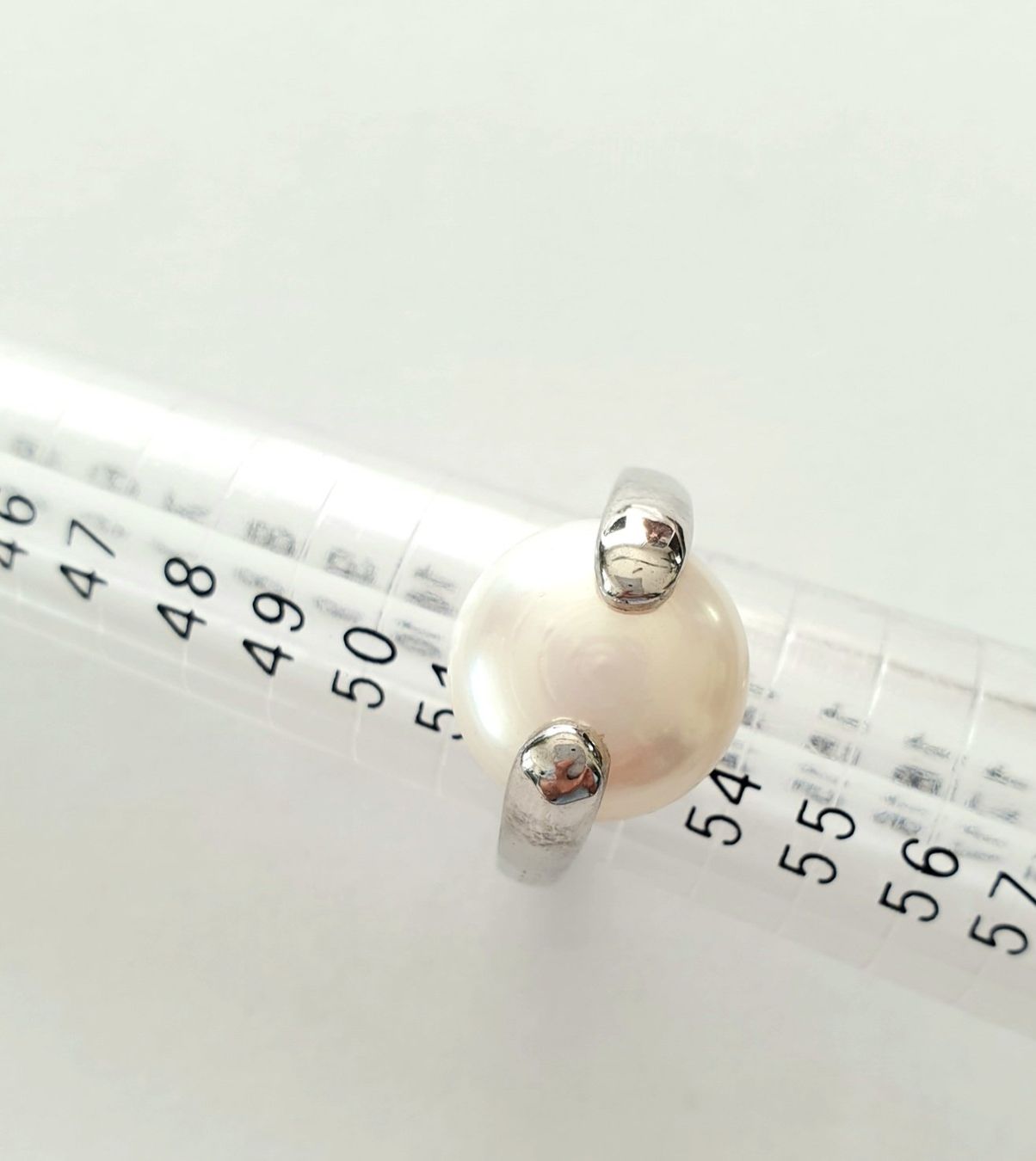 Anelli: Silberring 925 mit Echt Perlen, modern & elegant - Neu – Nuovo e nell'imballaggio originale da Uetikon am See venduto da Coralreef 7