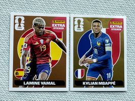 2x Extra sticker Mbappé GOLD + Yamal bronze