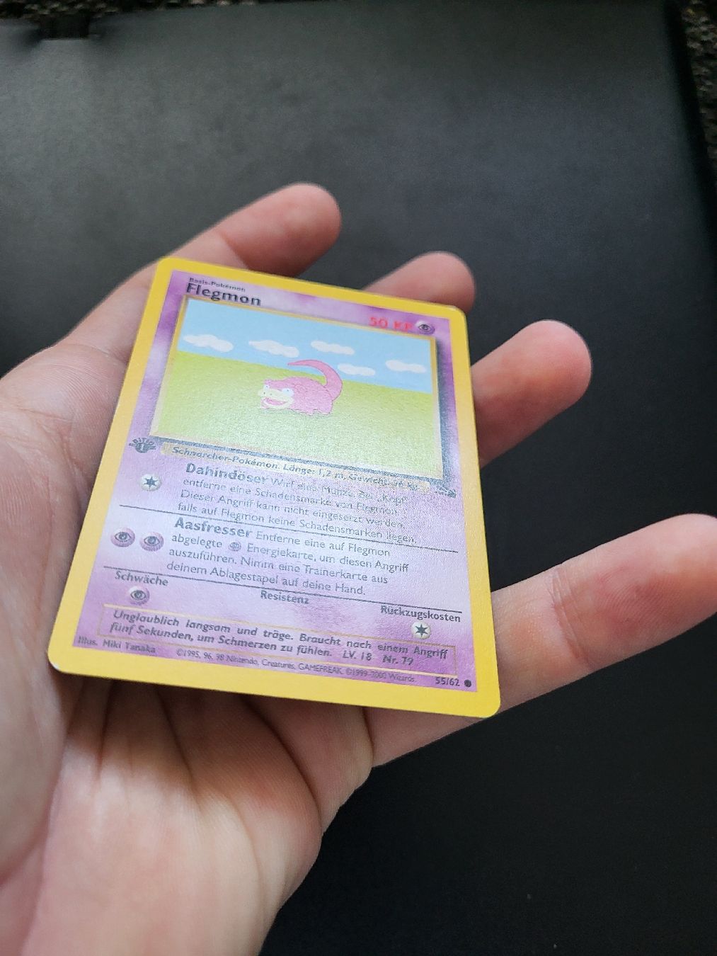 Pokémon Carte collezionabili: Flegmon 1. Edition Fossil Set – Usato da oberbuchsiten venduto da thug4 1