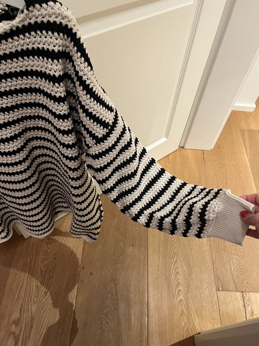 Zara Maglioni & Felpe: Zara Strickpullover, gestreift, Gr. XS (oversize) – Usato da Riehen venduto da SalomeTramer 1