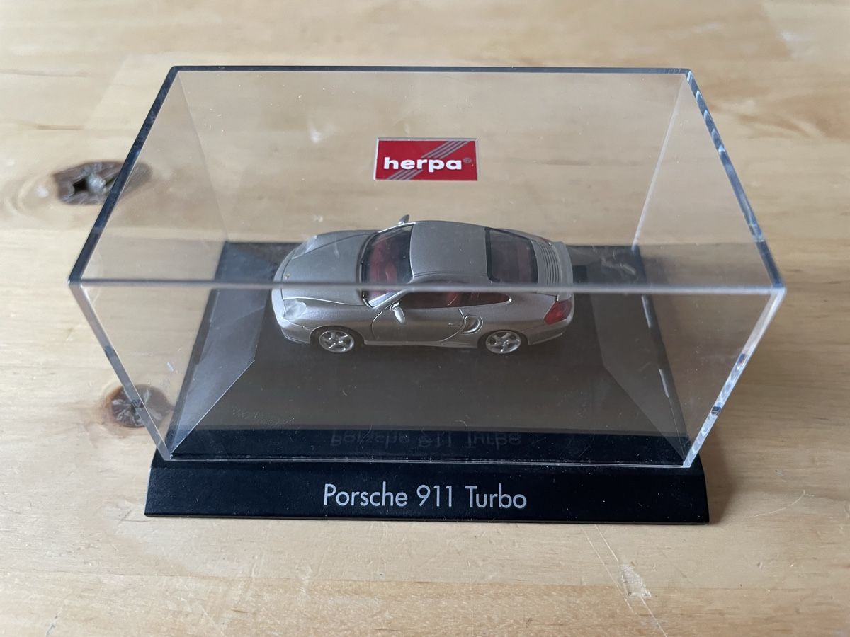 Herpa Modellini d'auto: Herpa Porsche 911 Turbo Modell – Usato da Winterthur venduto da Mondulus56