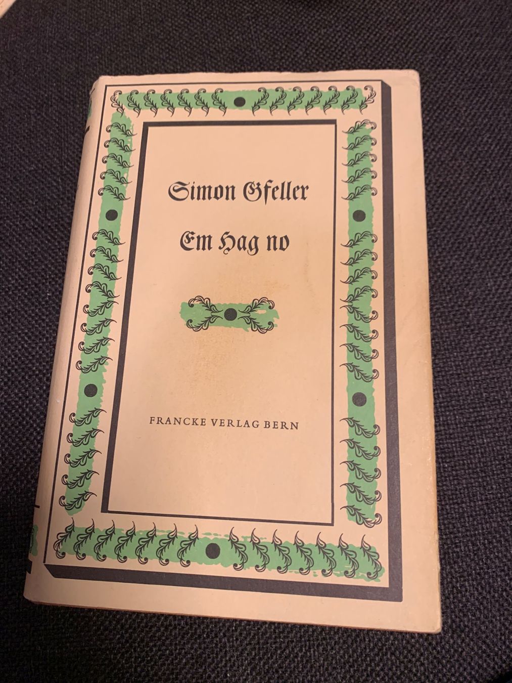 Libri: Simon Gfeller: Em Haag na – Usato da Buelach venduto da Joeggu0