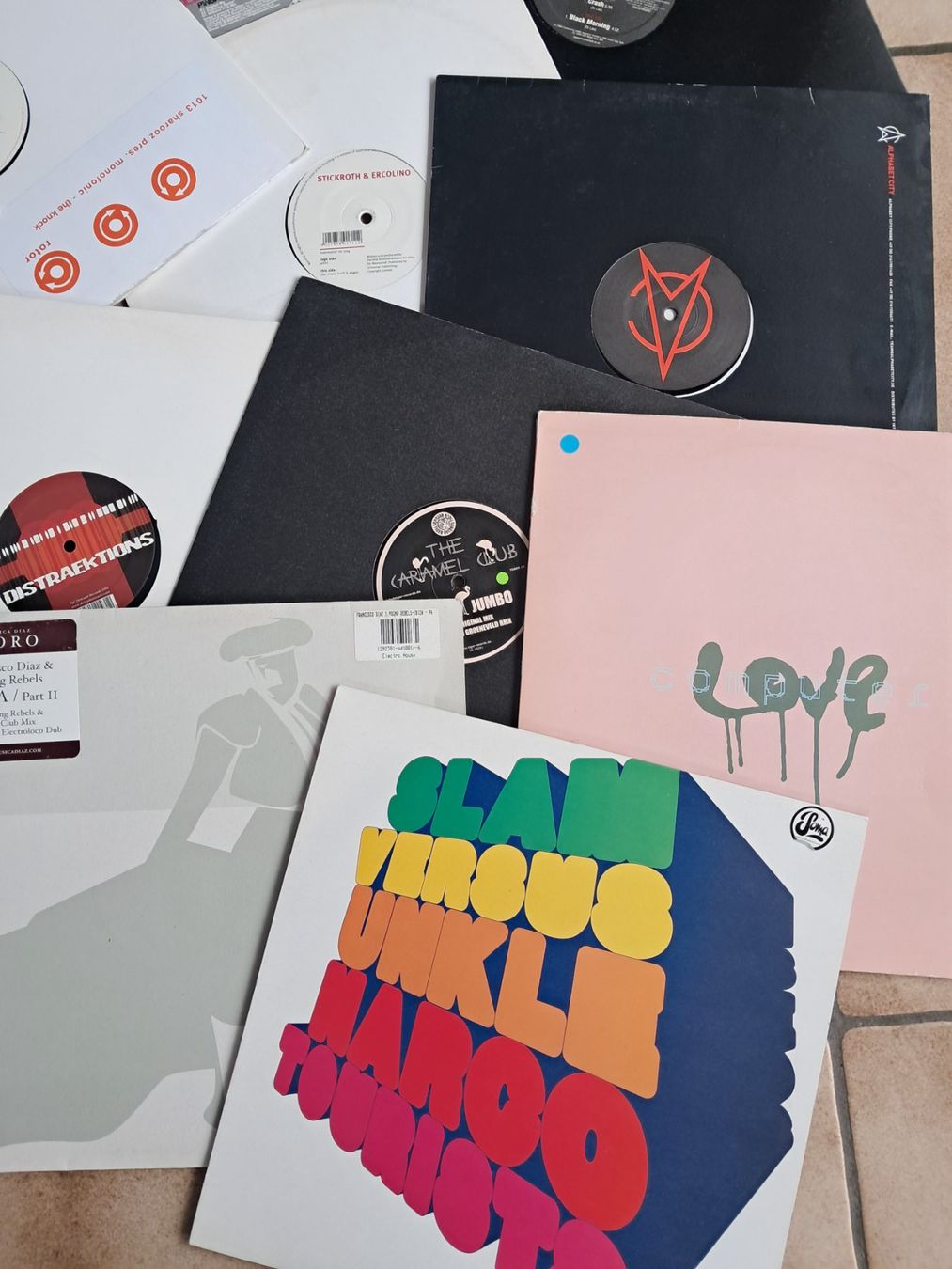 Dischi in vinile: Vinyl Sammlung Electro – Usato da Biberstein venduto da precious010 1